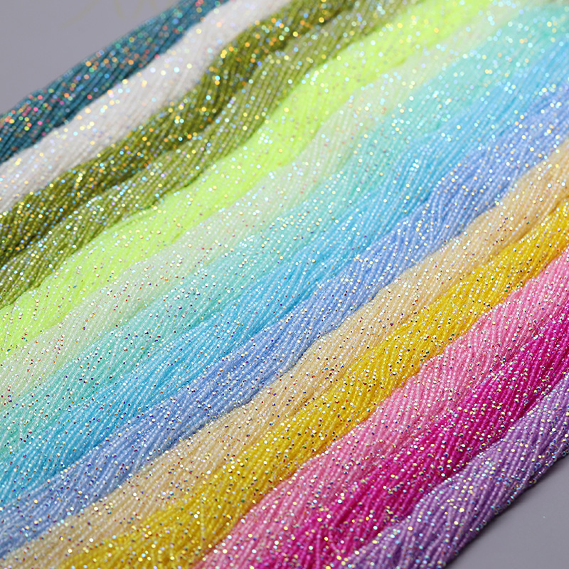 خرز زجاجي كريستالي ملون 2 مم ( - مراجعة Glass Seed Beads 2Mm Jewelry Making وسعره
