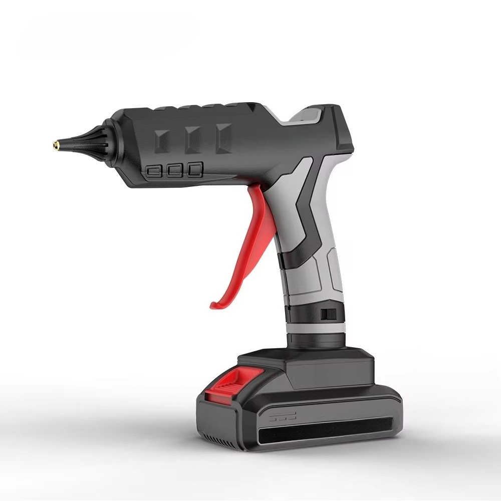 بطارية لاسلكية صمغ يسيح بالحرا - مراجعة Hot Melt Glue Gun Cordless وسعره