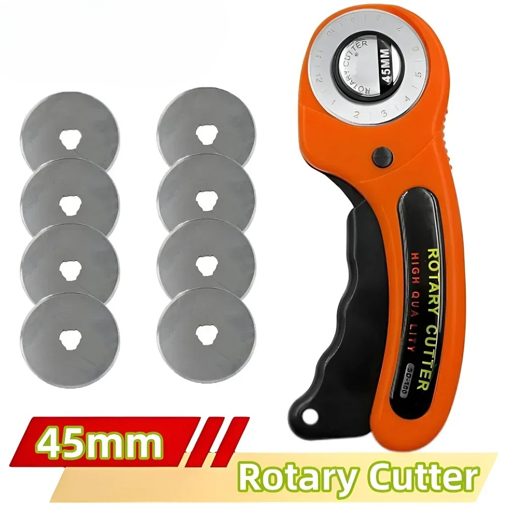 مقص أداة فستان الملابس صنع DIY - مراجعة Rotary Cutter For Fabric 45Mm وسعره
