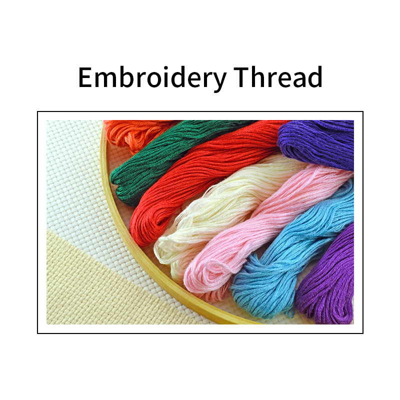 الفرح الأحد عد النسيج التطريز  - مراجعة Cotton Embroidery Thread Skeins وسعره
