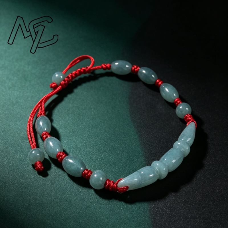 خرز عقدة جذر اللوتس من اليشم ا - مراجعة Beading وسعره