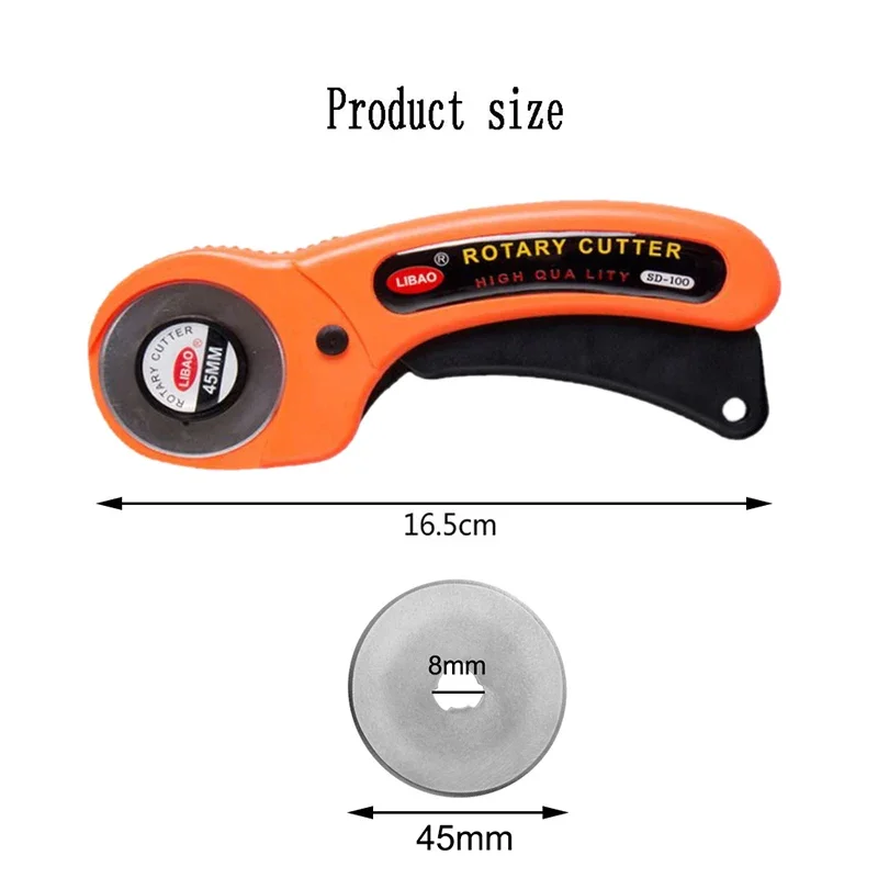 45 مللي متر مجموعة القاطع الدو - مراجعة Rotary Cutter For Fabric 45Mm وسعره